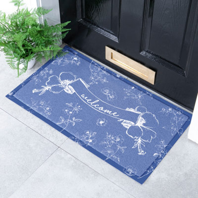 Artsy Doormats Welcome Chinoserie Indoor Outdoor Doormat (70 X 40Cm) from B&Q