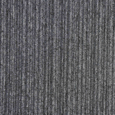  - Vital Carpet Tiles 878316 Black Grey Contract Carpet Tile For Domestic & Commercial Use20 Tile Per Pack