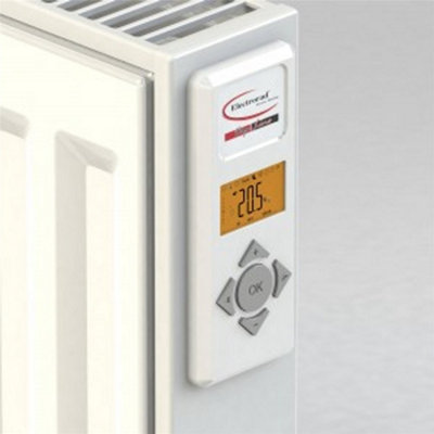 950mm (W) x 500mm (H) - White Wi-Fi Oil Filled Double Panel Electric ...