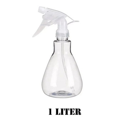 BURAKH Clear Pet Trigger Spray Bottles 1L Pack Of 10