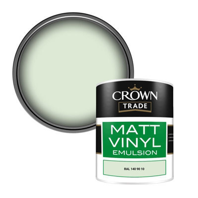 B&Q -  Vinyl Matt Walls & Ceilings Emulsion Paint Ral 140 90 10 (140 90 10) 1L
