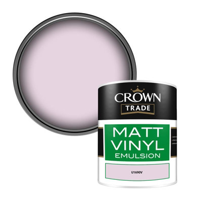 Crown Trade Vinyl Matt Walls & Ceilings Emulsion Paint (U1690V) 1L