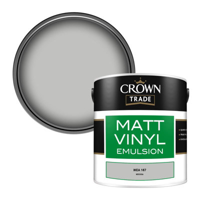 B&Q -  Vinyl Matt Walls & Ceilings Emulsion Paint Ikea 187 (M3530A) 2.5L