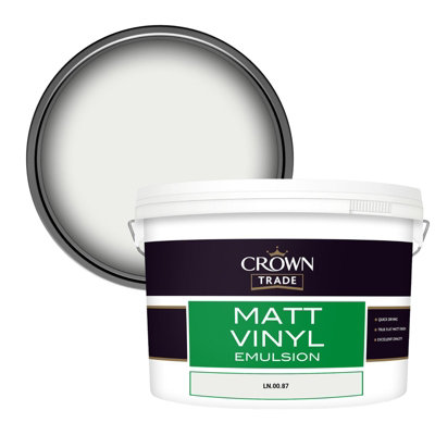 B&Q -  Vinyl Matt Walls & Ceilings Emulsion Paint (Ln.00.87) 10L