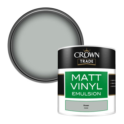 B&Q -  Vinyl Matt Walls & Ceilings Emulsion Paint Ocean (F0500E) 250Ml Tester