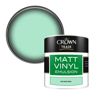 Crown Trade Vinyl Matt Walls & Ceilings Emulsion Paint Ncs 0030-B90G (0030-B90G) 250Ml Tester from B&Q