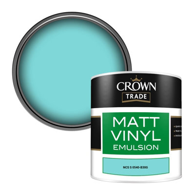 Crown Trade Vinyl Matt Walls & Ceilings Emulsion Paint Ncs S 0540-B30G (0540-B30G) 250Ml Tester from B&Q