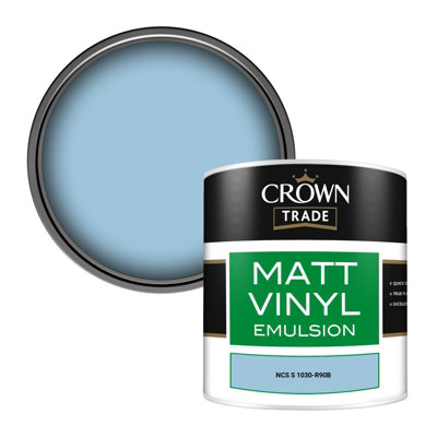 Crown Trade Vinyl Matt Walls & Ceilings Emulsion Paint Ncs S 1030-R90B (1030-R90B) 250Ml Tester from B&Q