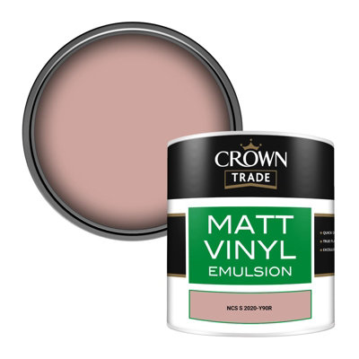 Crown Trade Vinyl Matt Walls & Ceilings Emulsion Paint Ncs S 2020-Y90R (2020-Y90R) 250Ml Tester from B&Q