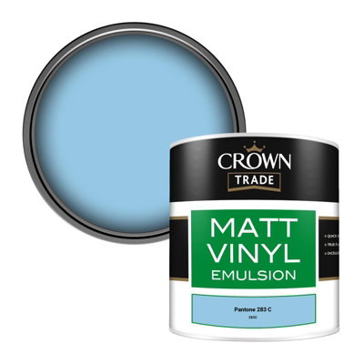 B&Q -  Vinyl Matt Walls & Ceilings Emulsion Paint Pantone 283 C (283C) 250Ml Tester