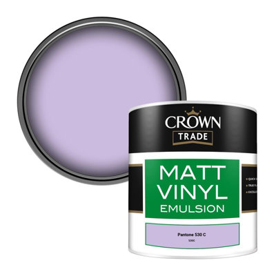 B&Q -  Vinyl Matt Walls & Ceilings Emulsion Paint Pantone 530 C (530C) 250Ml Tester
