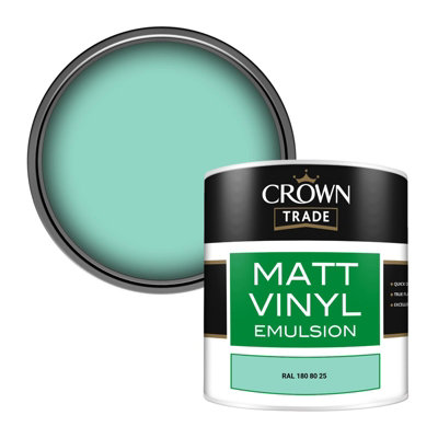 Crown Trade Vinyl Matt Walls & Ceilings Emulsion Paint Ral 180 80 25 (180 80 25) 250Ml Tester from B&Q