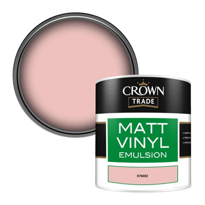 Crown Trade Vinyl Matt Walls & Ceilings Emulsion Paint (X7600Z) 250Ml Tester from B&Q