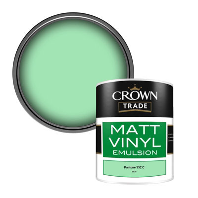 B&Q -  Vinyl Matt Walls & Ceilings Emulsion Paint Pantone 352 C (352C) 1L