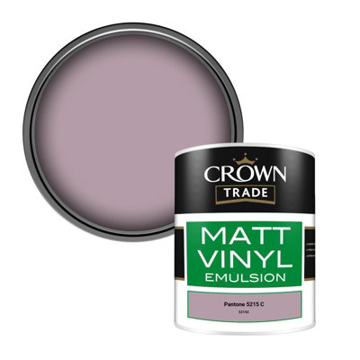 B&Q -  Vinyl Matt Walls & Ceilings Emulsion Paint Pantone 5215 C (5215C) 1L