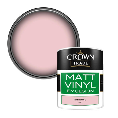B&Q -  Vinyl Matt Walls & Ceilings Emulsion Paint Pantone 699 C (699C) 1L