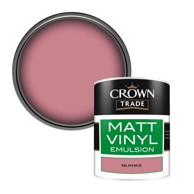 Crown Trade Vinyl Matt Walls & Ceilings Emulsion Paint Ral 010 60 30 (010 60 30) 1L from B&Q