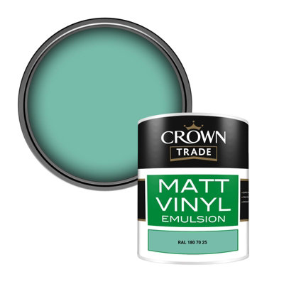 B&Q -  Vinyl Matt Walls & Ceilings Emulsion Paint Ral 180 70 25 (180 70 25) 1L