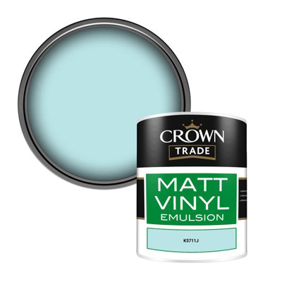 Crown Trade Vinyl Matt Walls & Ceilings Emulsion Paint (K5711J) 1L