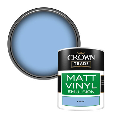 Crown Trade Vinyl Matt Walls & Ceilings Emulsion Paint (P3462M) 1L from B&Q