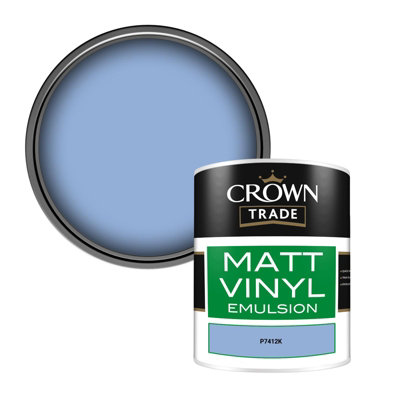 Crown Trade Vinyl Matt Walls & Ceilings Emulsion Paint (P7412K) 1L