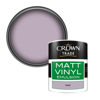 Crown Trade Vinyl Matt Walls & Ceilings Emulsion Paint (T5440Z) 1L from B&Q