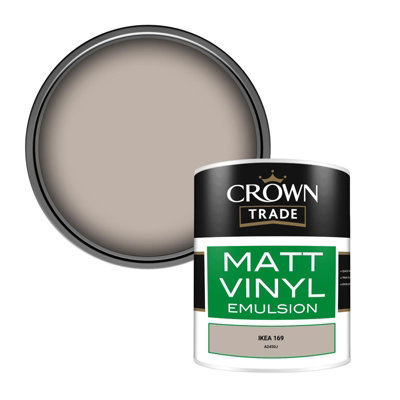 B&Q -  Vinyl Matt Walls & Ceilings Emulsion Paint Ikea 169 (A2450J) 1L