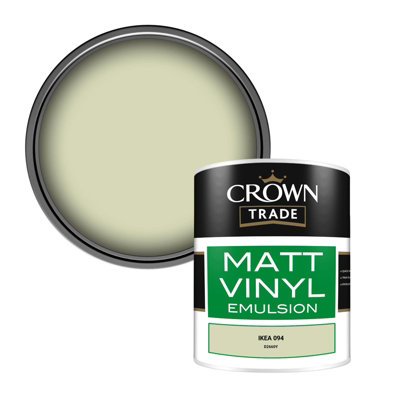 B&Q -  Vinyl Matt Walls & Ceilings Emulsion Paint Ikea 094 (D2660Y) 1L