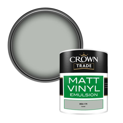 B&Q -  Vinyl Matt Walls & Ceilings Emulsion Paint Ikea 179 (F5490F) 1L
