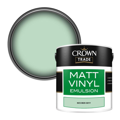 B&Q -  Vinyl Matt Walls & Ceilings Emulsion Paint Ncs 0820-G01Y (0820-G01Y) 2.5L