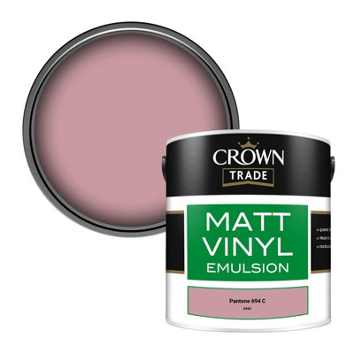 B&Q -  Vinyl Matt Walls & Ceilings Emulsion Paint Pantone 694 C (694C) 2.5L