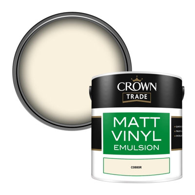 B&Q -  Vinyl Matt Walls & Ceilings Emulsion Paint (C0880R) 2.5L