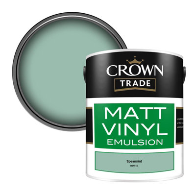 B&Q -  Vinyl Matt Walls & Ceilings Emulsion Paint Spearmint (H0451E) 5L