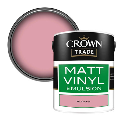 Crown Trade Vinyl Matt Walls & Ceilings Emulsion Paint Ral 010 70 25 (010 70 25) 5L from B&Q