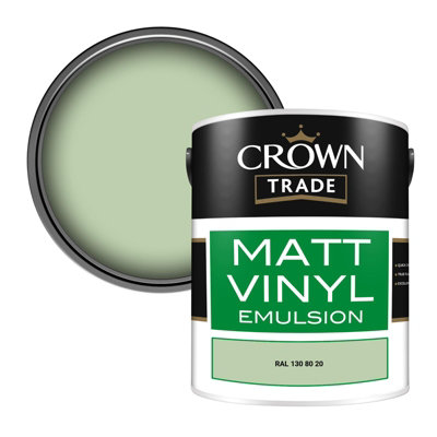 B&Q -  Vinyl Matt Walls & Ceilings Emulsion Paint Ral 130 80 20 (130 80 20) 5L