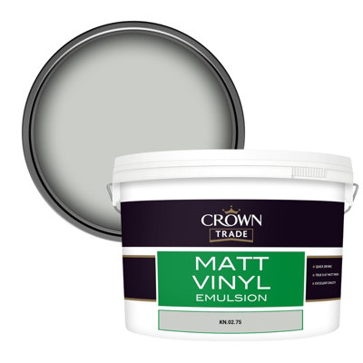 B&Q -  Vinyl Matt Walls & Ceilings Emulsion Paint (Kn.02.75) 10L