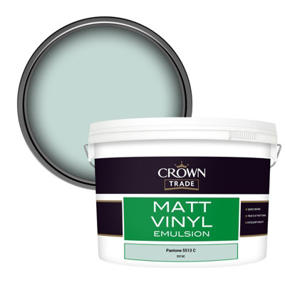 B&Q -  Vinyl Matt Walls & Ceilings Emulsion Paint Pantone 5513 C (5513C) 10L