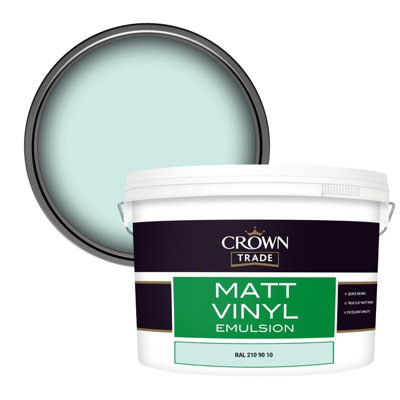 Crown Trade Vinyl Matt Walls & Ceilings Emulsion Paint Ral 210 90 10 (210 90 10) 10L from B&Q