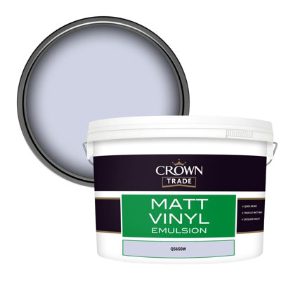 B&Q -  Vinyl Matt Walls & Ceilings Emulsion Paint (Q5650W) 10L