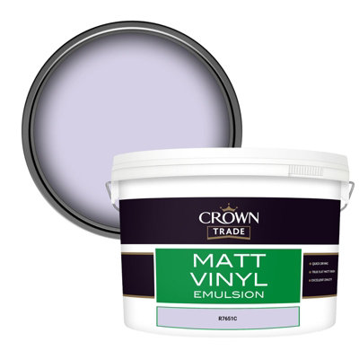 B&Q -  Vinyl Matt Walls & Ceilings Emulsion Paint (R7651C) 10L