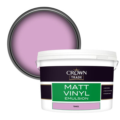 B&Q -  Vinyl Matt Walls & Ceilings Emulsion Paint (T8462L) 10L
