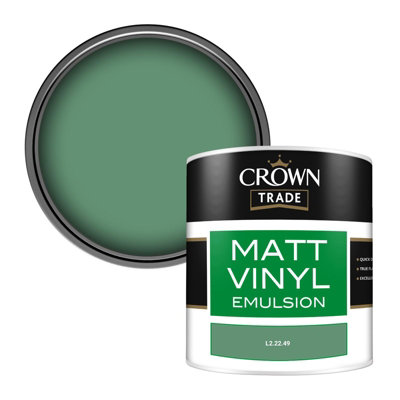 Crown Trade Vinyl Matt Walls & Ceilings Emulsion Paint (L2.22.49) 250Ml Tester