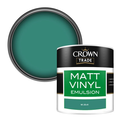Crown Trade Vinyl Matt Walls & Ceilings Emulsion Paint (N1.35.41) 250Ml Tester