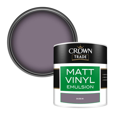 Crown Trade Vinyl Matt Walls & Ceilings Emulsion Paint (X4.08.44) 250Ml Tester from B&Q