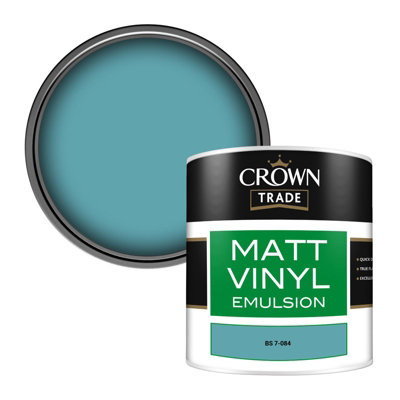 Crown Trade Vinyl Matt Walls & Ceilings Emulsion Paint Bs 7-084 (7-084) 250Ml Tester from B&Q