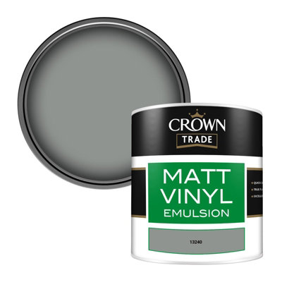 Crown Trade Vinyl Matt Walls & Ceilings Emulsion Paint (13240) 250Ml Tester from B&Q