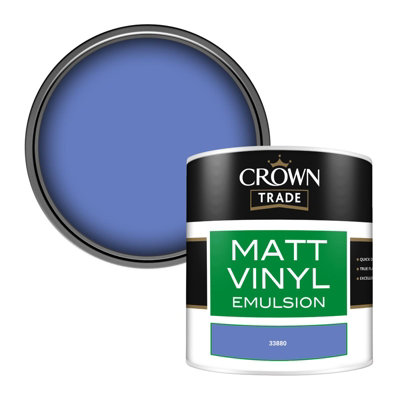 Crown Trade Vinyl Matt Walls & Ceilings Emulsion Paint (33880) 250Ml Tester