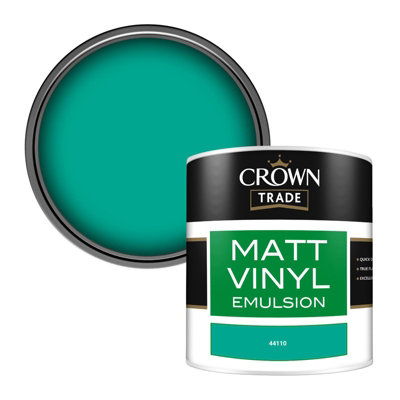 Crown Trade Vinyl Matt Walls & Ceilings Emulsion Paint (44110) 250Ml Tester