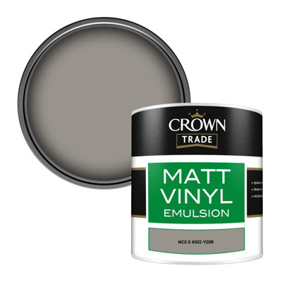 Crown Trade Vinyl Matt Walls & Ceilings Emulsion Paint Ncs S 4502-Y20R (4502-Y20R) 250Ml Tester from B&Q