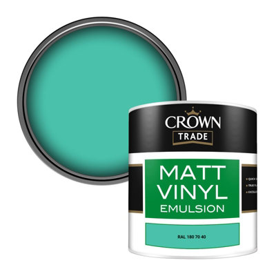 Crown Trade Vinyl Matt Walls & Ceilings Emulsion Paint Ral 180 70 40 (180 70 40) 250Ml Tester from B&Q